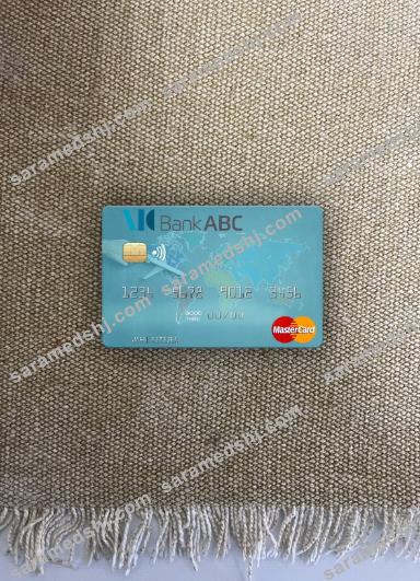 Jordan Arab Banking Corporation (ABC) mastercard photolook front
